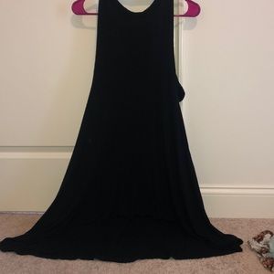 High low Black dress